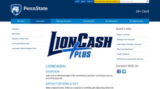LionCash+ | Penn State id+ Card