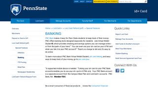 Banking | Penn State id+ Card