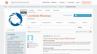 LionDesk Reviews 2019 | G2 Crowd