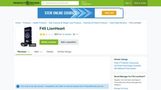 F45 LionHeart Reviews - ProductReview.com.au