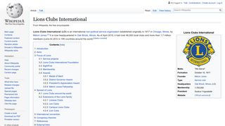 Lions Clubs International - Wikipedia
