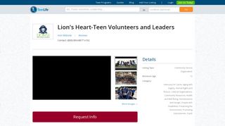 Community Service Organization: Lion's Heart-Teen ... - TeenLife