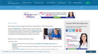 Nursing Continuing Education | Lippincott NursingCenter