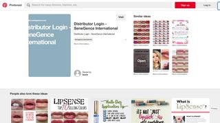 Distributor Login - SeneGence International | lipsense | Pinterest ...