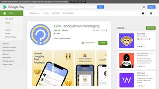 Lipsi - anonymous messaging - Apps on Google Play
