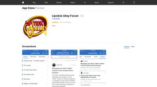 Lipstick Alley Forum on the App Store - iTunes - Apple