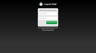 Liquid Web Account Management