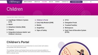 Liquidlogic - Children's Portal