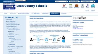 Technology (TIS) / Liquid Office - Leon County Schools