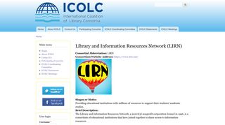 Library and Information Resources Network (LIRN) | ICOLC Website