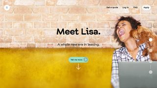 Lisa. A new era in leasing. | Lisa
