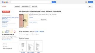 Introductory Guide to Silvar Lisco and Hilo Simulators