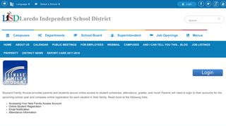 Family Access - Laredo Independent School District