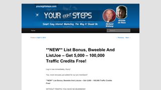 **NEW** List Bonus, Bweeble And ListJoe - Get 5,000 - 100,000 ...