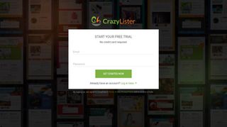 Crazylister Login | The Easiest eBay Listing Software