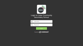 Please Login to Lister Community Secondary School
