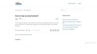 How do I sign up using Facebook? – Listia Help Center