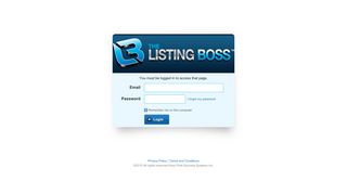 Listing Boss Login - The Listing Boss