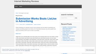 ListJoe login | Internet Marketing Reviews