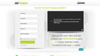 ListJumper - Activity-based Advertising