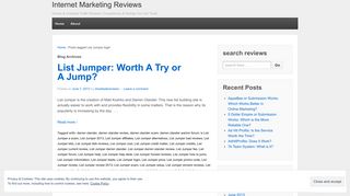 List Jumper login | Internet Marketing Reviews