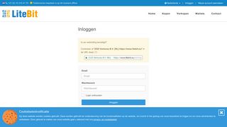Inloggen op uw account | LiteBit