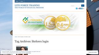 liteforex login « Lite Forex Trading