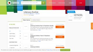 All the Literacy Evolve Books in Order | Toppsta