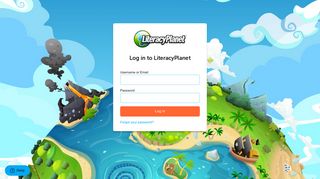 log in - Literacy Planet