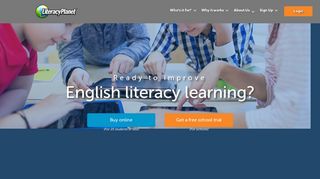 Online & Interactive Literacy Program | LiteracyPlanet