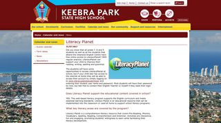 Literacy Planet - Keebra Park State High School