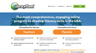 Online & Interactive Literacy Program | LiteracyPlanet