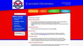 Literary Guild - Evansdale Elementary School