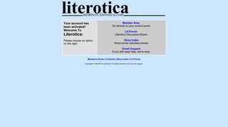 Members.Literotica.com - Your account is active!