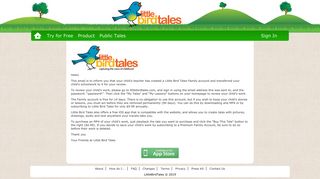 Little Bird Tales - Home