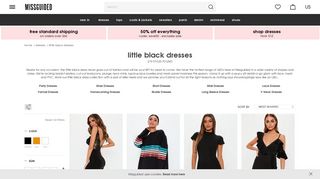 Little Black Dresses | Shop LBD's Online - Missguided