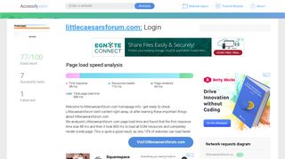 Access littlecaesarsforum.com. Login