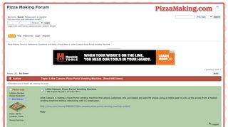 Little Caesars Pizza Portal Vending Machine - Pizza News - Pizza ...
