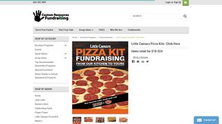 Little Caesars Pizza Kits Brochure Fundraiser
