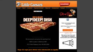 Welcome to Cutting Edge Pizza - a proud Little Caesars Franchise