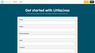 Get Started With LittleLives - LittleLives Inc