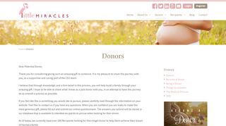 Donors - Little Miracles