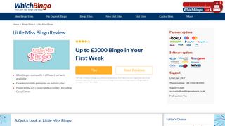 Little Miss Bingo reviews, real player opinions and review ratings ...