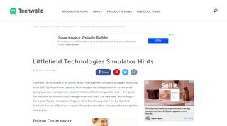Littlefield Technologies Simulator Hints | Techwalla.com