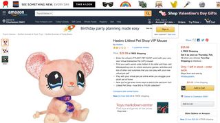 Amazon.com: Hasbro Littlest Pet Shop VIP Mouse: Toys & Games