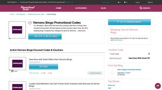Vernons Bingo Promo Codes, New Online! - Promotional Codes