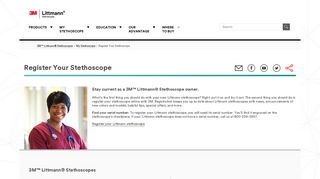 Register Your Stethoscope - Littmann Stethoscopes