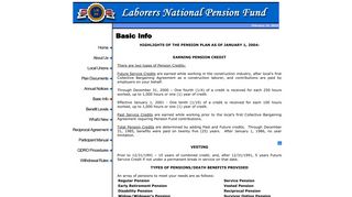 Basic Info - Laborers National Pension Fund