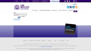 Login - Law Institute of Victoria
