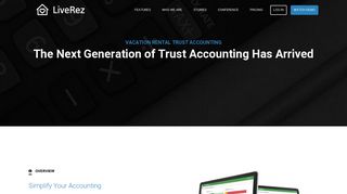 Vacation Rental Trust Accounting | LiveRez Vacation Rental Software